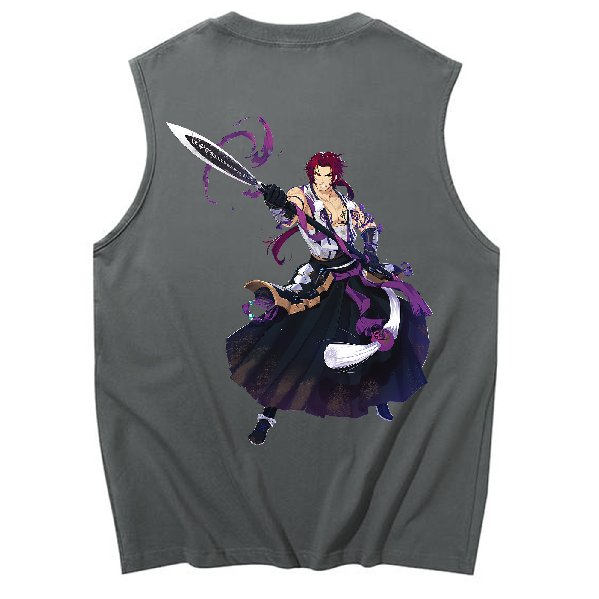 （画像用） 刀剣乱舞 Touken Ranbu コットン100％タンクトップ（背面プリント）